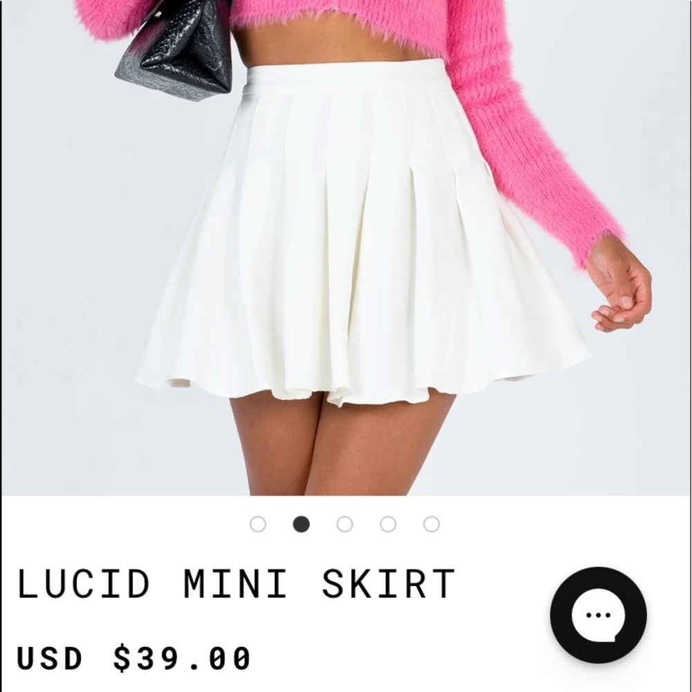 princess polly lucid mini skirt